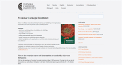 Desktop Screenshot of carnegieinst.se